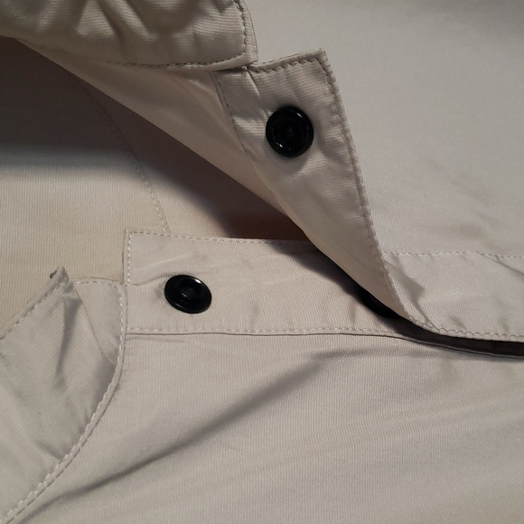 Footjoy taupe snap 1/2  button down packable mens golf vest size L - Picture 4 of 7